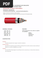 Cu Xlpe Cts PVC Sfa PVC Al Xlpe Cts PVC Sfa PVC (N2xsefgby Na2xsefgby)