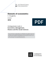 Elements of Econometrics: C. Dougherty