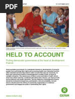 Held To Account: Putting Democratic Governance at The Heart of Development Finance