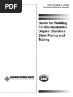 Guide For Welding Ferritic/Austenitic Duplex Stainless Steel Piping and Tubing