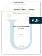 Curso Tecnicas de Grabacion