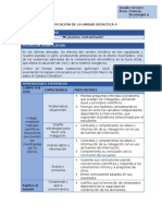 CTA - Planificación Unidad 4 - 3er Grado