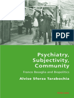 Alvise Sforza Tarabochia-Psychiatry, Subjectivity, Community - Franco Basaglia and Biopolitics-Peter Lang AG, Internationaler Verlag Der Wissenschaften (2013)