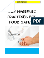 Use Hygienic Practices For Food Safety