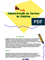 Administración de Cartera de Créditos