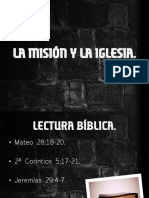 La Misión y La Iglesia.