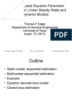 Recursive Least Squares Parameter Slides