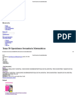 Tema 58 Oposiciones Secundaria Matemáticas