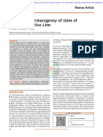 00 Botanical Pharmacognosy of Stem of Gmelina Asiatica PDF