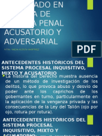 Antecedentes Del Sistema de Justicia Penal Acusatorio Adversarial