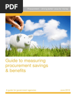 Guide To Measuring Procurement Savings