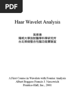 Harr Wavelet Analysis