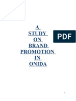 Brand Promotion in Onida