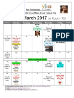 March Calendar