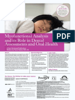 Myofunctional Analysis and Its Role in Dental Assessments and Oral Health