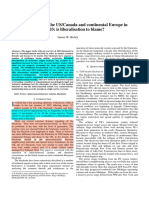 Blackouts in The US/Canada and Continental Europe in 2003: Is Liberalisation To Blame?