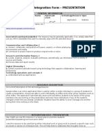 Technology Integration Template-Presentation