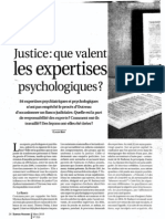 Que Valent Les Expertises Psychologiques?