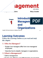 Management: Introduction To Management and Organizations