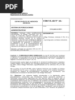 Circular 64 SII Ley 20720 y Obligaciones Tributarias PDF