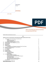 Clinical Biochemistry HSST Curriculum