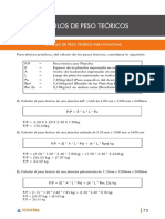 Calculo de Pesos Planchas y Otros Covema PDF