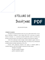 Stiluri de Invatare Tema 6