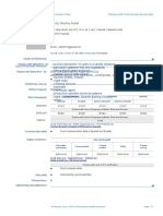 Curriculum Vitae - Model CV