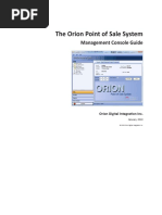 Orion POS - Guide - User Guide PDF