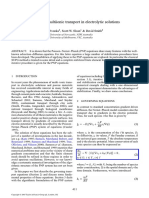 Numerical Aspects of Multiionic Transport in Electrolytic Solutions