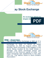 Stock Market Training - Bombay Stock Exchange