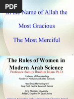 Islam The Roles of Women in Modern Arab Science-Powerpoint