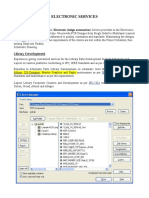 Electronic Services PCB Design Services: Library Development