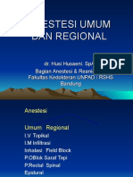 ANESTESI UMUM Dan REGIONAL