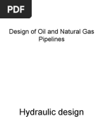 Design of Oil and Natural Gas Pipelines