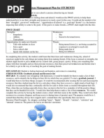 Stress Management Plan Exemplar 3