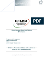 Unidad 3. Aspectos Practicos de Los Derechos Humanos en La Seguridad Publica