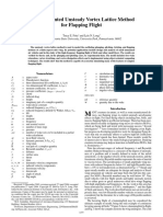 Object-Oriented Unsteady Vortex Lattice Method For Flapping Flight