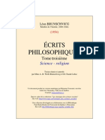 Leon Brunschvicg-Leon Brunschvicg. Ecrits Philosophiques - Tome 3e. Science, Religion. Textes Reunis Et Annotes Par Mme A.-R. Weill. Brunschvicg Et M. Claude Lehec, Suivis D'une Bibliog PDF