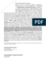 Modelo Contrato Individual Por Prestacion de Servicios INGENIERO