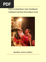 What You Should Know About Attending The Traditional Latin Mass (Extraordinary Form)