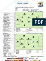 Uruguay-Germany Third Place Match FIFA 2010 Tactical Line Up