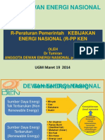 Peraturan Pemerintah KEBIJAKAN ENERGI NASIONAL RPP KEN PDF