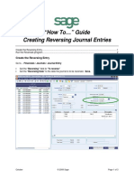 Sage X3 - User Guide - HTG-Creating Reversing Journal Entries PDF