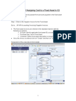 Sage X3 - User Guide - Methods of Assigning Cost To A Fixed Asset in X3