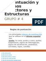 La Puntuación y Algunos Conectores y Estructuras