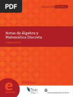 Notas de Álgebra y Matemática Discreta - Liliana Alcón