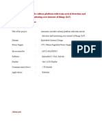 Automatic Movable Railway Platform With Train Arrival Detection and Monitoring Over Internet of Things (IoT)