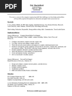 Eric Shackelford Resume