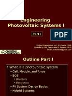 Engineering Photovoltaic Systems 1 - 2010